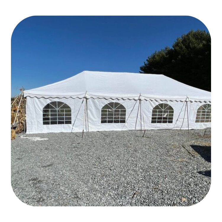 7m x 12m Peg and Pole Tent - Image 3